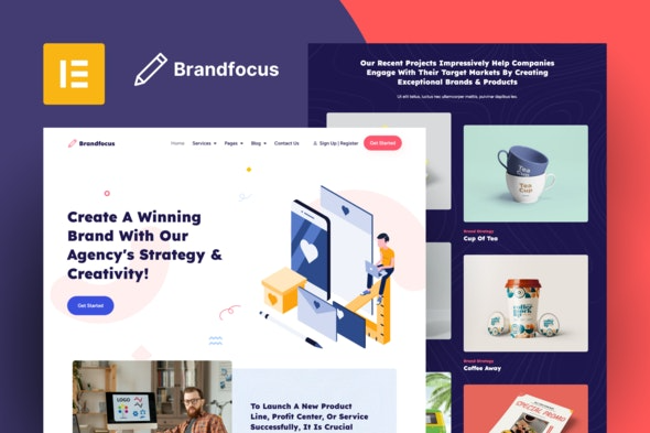 Brandfocus – 品牌代理机构Elementor模板套件
