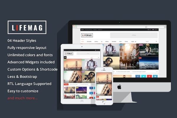 LifeMag (v1.0.4) 响应式杂志WordPress主题