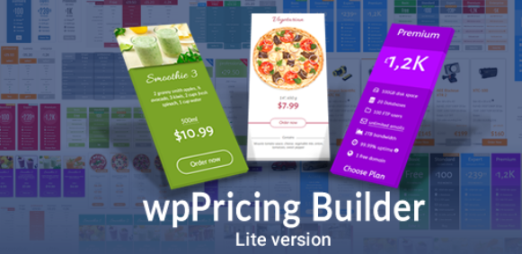 WP Pricing Table Builder v1.6.0 - WordPress响应式定价表格构建器