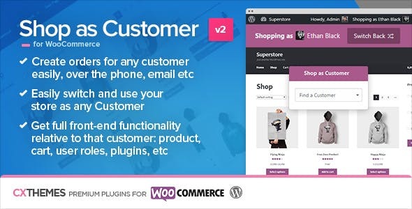 Shop as Customer for WooCommerce v2.16 - WooCommerce客户视角购物插件