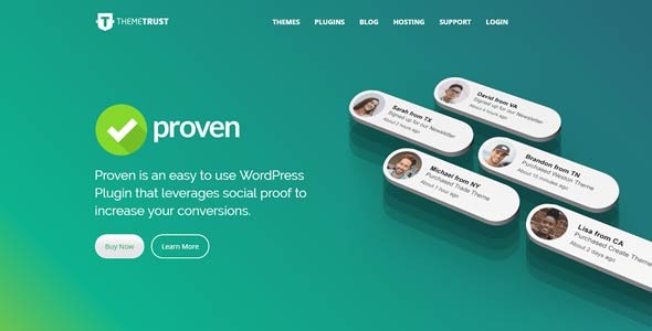 Proven v1.1.2 Social Proof WordPress插件 - 提升网站信任度的社交证明工具