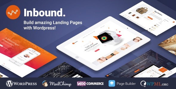 Inbound v1.3.0 WordPress Landing Page Theme - 高效WordPress落地页主题