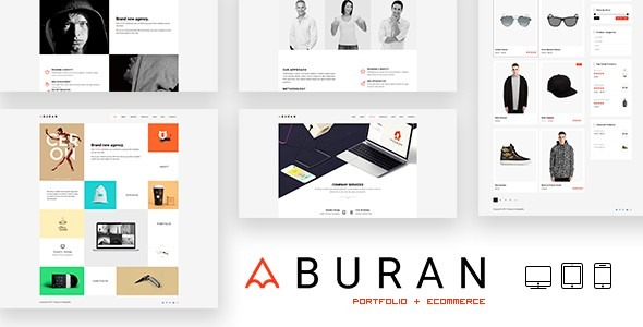 BURAN v1.0 创意作品集和企业WordPress主题
