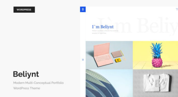Beliynt v2.1 Modern Multi-Conceptual Portfolio - 现代多概念作品集WordPress主题