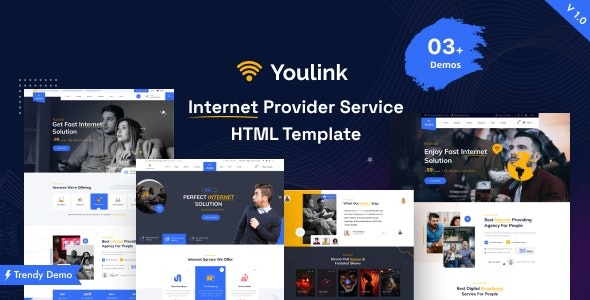 Youlink v1.0.1 宽带和互联网服务WordPress主题