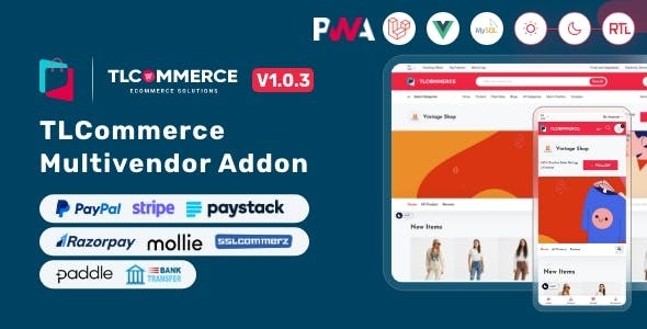 TLCommerce Multivendor Add-on v1.0.3 - WordPress多供应商商城扩展插件