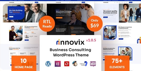 Innovix v1.0.5 Business Consulting - 商业咨询WordPress主题