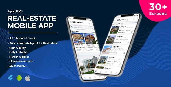 onProperty v1.1 Flutter房地产应用模板（Android和IOS）