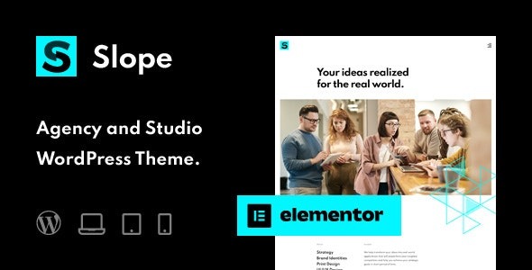 Slope (v1.0.9) Agency & Studio WordPress Theme - 创意设计与工作室WordPress主题