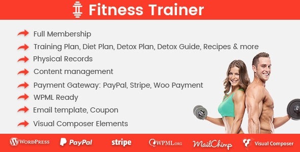 Fitness Trainer (v1.6.7) Training Membership Plugin - 健身教练培训会员插件