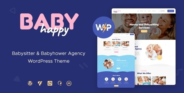 Happy Baby (v1.2.7) 保姆和育儿服务WordPress主题