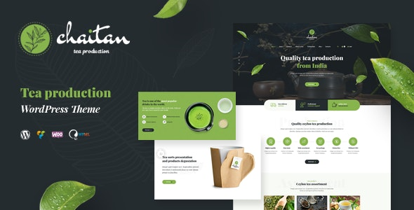 Chaitan (v1.2.5) 茶叶生产公司与有机商店WordPress主题