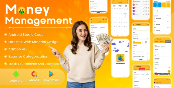 Money Management System v1.0 Budget Planner | 预算规划器 | 费用管理器 | Admob广告 | Android