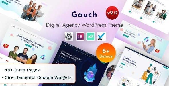 Gauch (v1.9) IT服务公司与数字商业机构WordPress主题