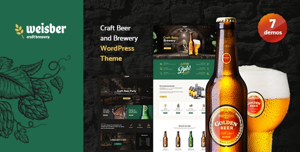 Weisber (v1.1.8) 精酿啤酒与酿酒厂WordPress主题