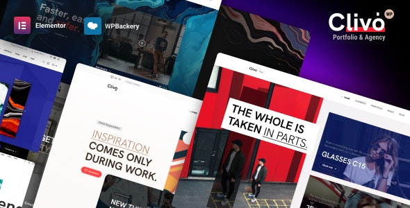 Clivo v1.0.7 作品集与机构 WordPress 主题