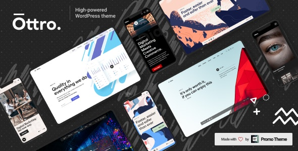 Ottro v1.0.9 Portfolio & MultiPurpose WordPress - 现代多功能WordPress主题