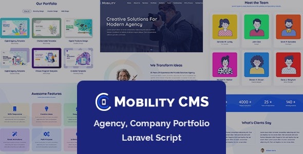 Mobility CMS 28 March 2023 – 代理公司作品集 Laravel 脚本
