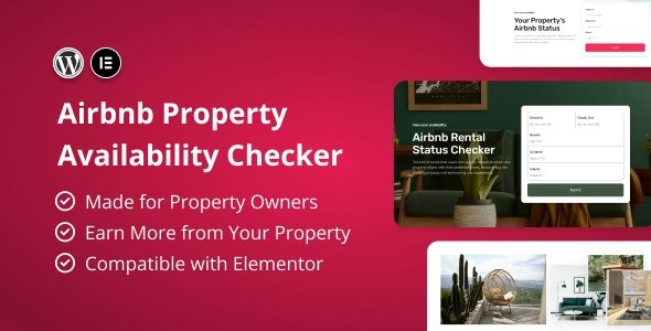 Airbnb Property Availability Checker (Forms) v1.0.0 - 爱彼迎房源可用性检查器表单插件