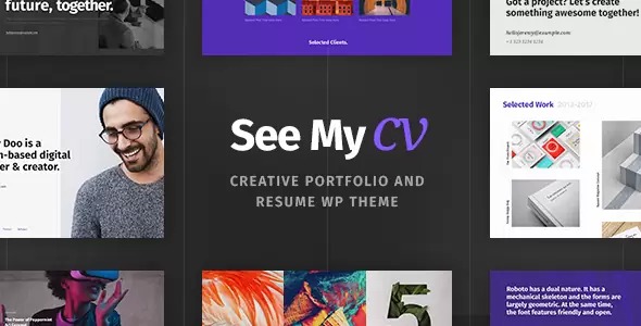 See My CV (v1.1.7) 简历和个人名片WordPress主题