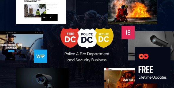 Police Department (v2.8.0) 消防与安全 WordPress 主题