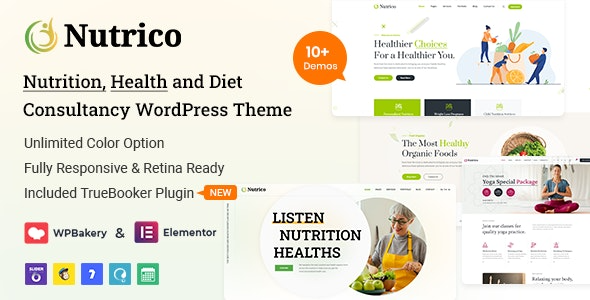 Nutricorp (v5.3) 营养与健康创意WordPress主题