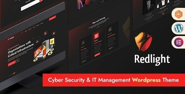 Redlight v1.0 Cyber Security & IT Management WordPress Theme - 网络安全与IT管理WordPress主题