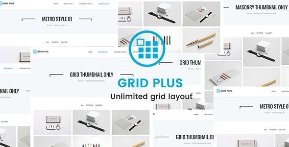 Grid Plus v3.3 WordPress网格布局插件 - 无限网格文章展示