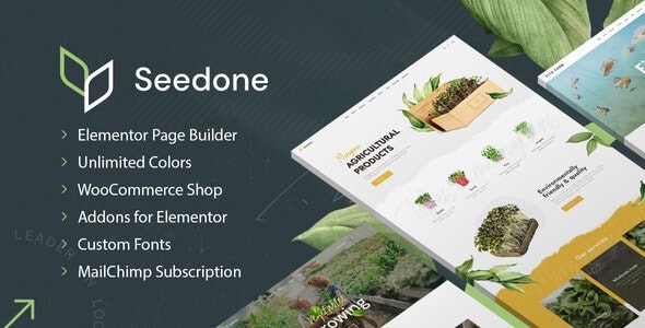 SeedOne v0.0.2 Agriculture WordPress 主题 - 农业网站WordPress主题