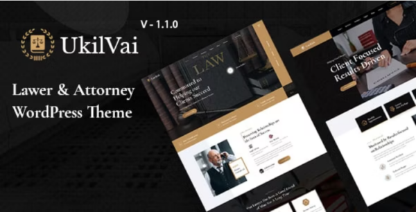 Ukilvai v1.1.2 Lawyer & Attorney WordPress Theme - 律师与法律顾问WordPress主题