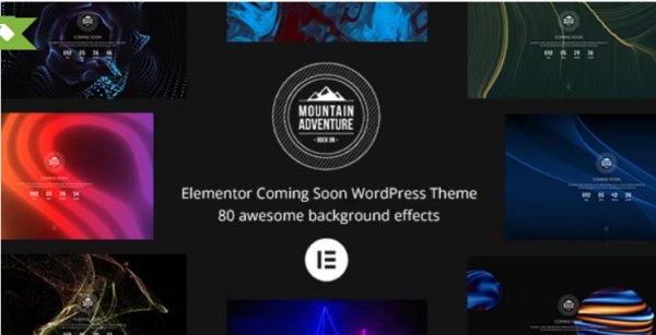 Mountain v5.0.0 Elementor Coming Soon WordPress Theme - 专为即将上线网站设计的高端WordPress主题