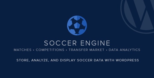 Soccer Engine v1.25 WordPress插件 - 足球赛事管理与展示工具