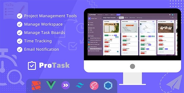 ProTask v1.2.3 团队协作项目管理工具含时间追踪功能