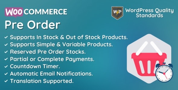 WooCommerce Pre Order v1.4.0 预购插件 | 预售预订系统