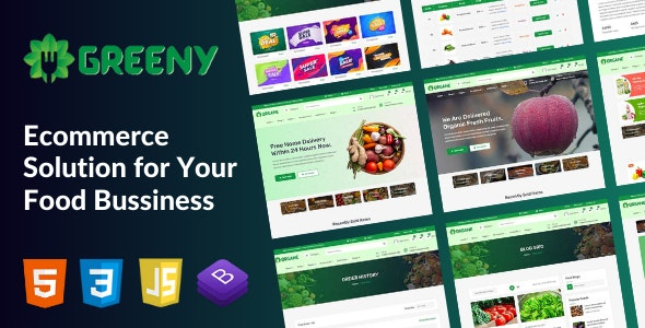 Greeny (v1.0) eCommerce HTML Template - 绿色环保电商HTML模板