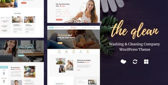 The Qlean (v2.2.0) 家政、洗衣和清洁公司WordPress主题