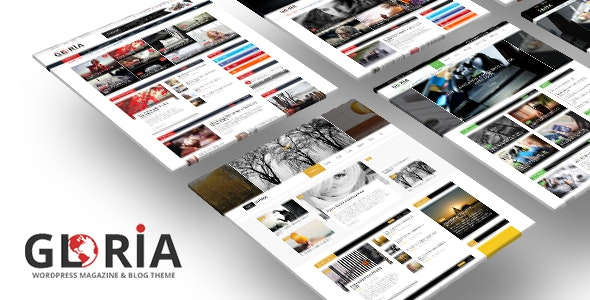 Gloria (v2.5) 杂志和报纸WordPress主题 - 多概念博客与杂志网站设计