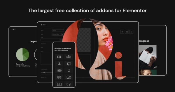 Qi Addons For Elementor Premium v1.7.1 + Qode Essential Addons Premium v1.0.7 - 强大的Elementor扩展插件组合