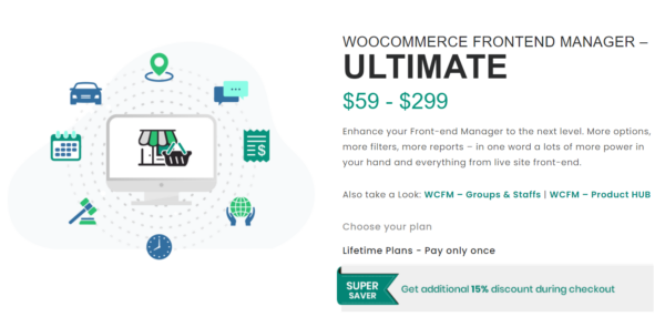 WCFM WooCommerce Frontend Manager (v6.7.5) Ultimate Plugin + Addons - WooCommerce前端管理终极插件及扩展包