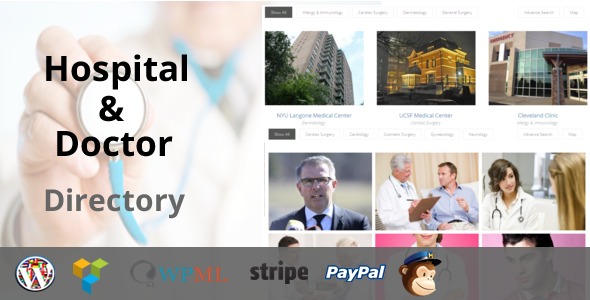 Hospital & Doctor Directory v1.3.9 - 医院和医生目录WordPress主题