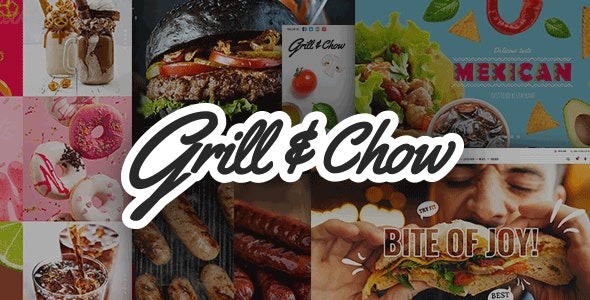 Grill and Chow v1.5 Fast Food & Pizza Theme - 新鲜美味的快餐和披萨主题
