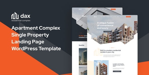 DAXX v1.0 Apartment Complex WordPress Theme - 公寓综合体WordPress主题