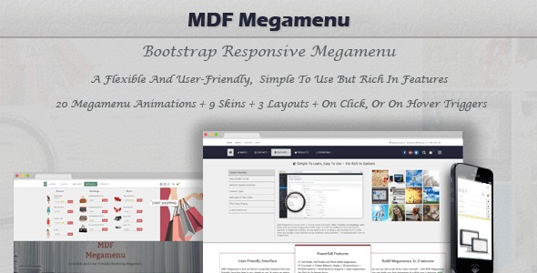 MDF Megamenu v1.1.6 Bootstrap响应式WordPress超级菜单