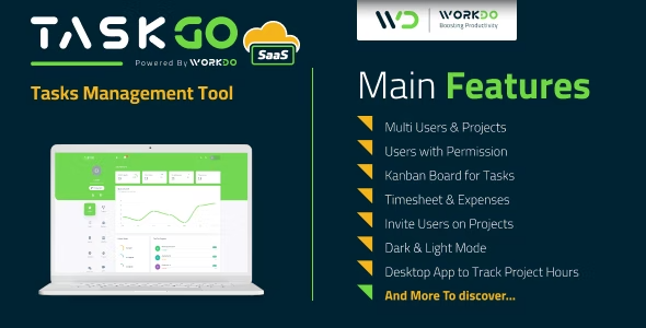 TaskGo SaaS v6.1 任务管理工具 - 高效团队协作与任务追踪解决方案