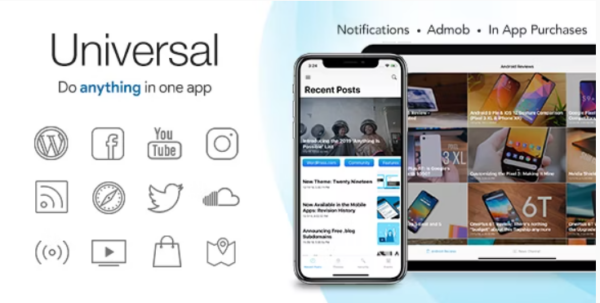Universal for IOS (v4.4.7) Full Multi-Purpose IOS app - 多功能IOS应用主题