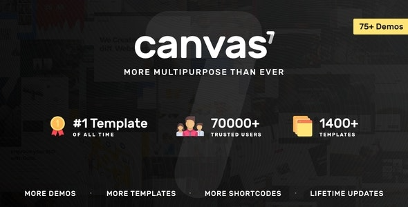 Canvas (v7.3.1) 多功能HTML5模板 - 响应式设计的多用途网站主题