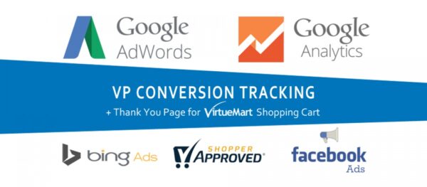 VP Conversion Tracking for VirtueMart (v3.6) Joomla - VirtueMart转化跟踪插件