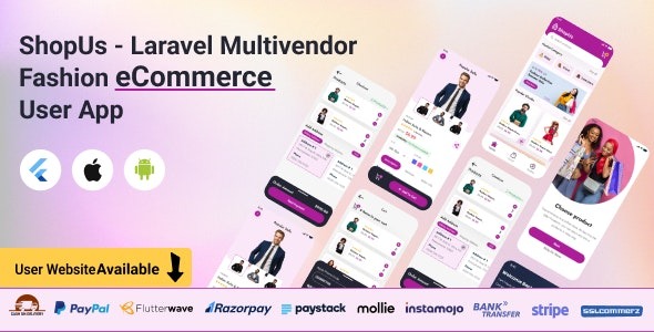 ShopUs (v2.0.0) Laravel多供应商时尚电商网站