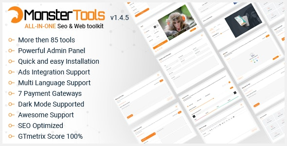 MonsterTools (v3.1.0) 全能SEO与网页工具包脚本