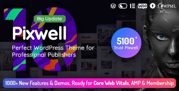 Pixwell (v11.5) 现代杂志WordPress主题 - 专业新闻与博客网站设计